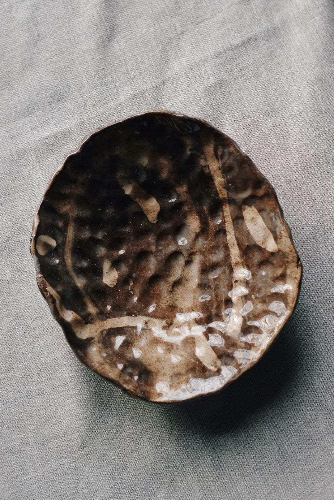 Brown Marble Plate