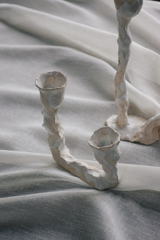 Flower candle holder