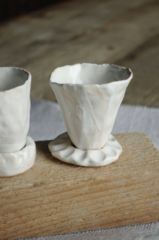 Set of two flower cups