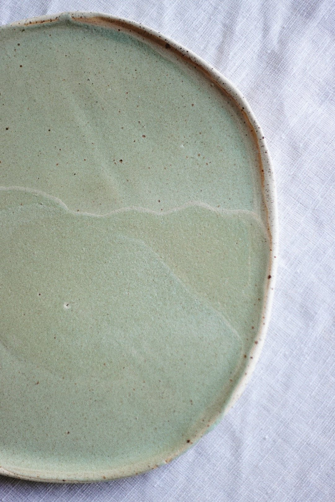 Olive dinner plate