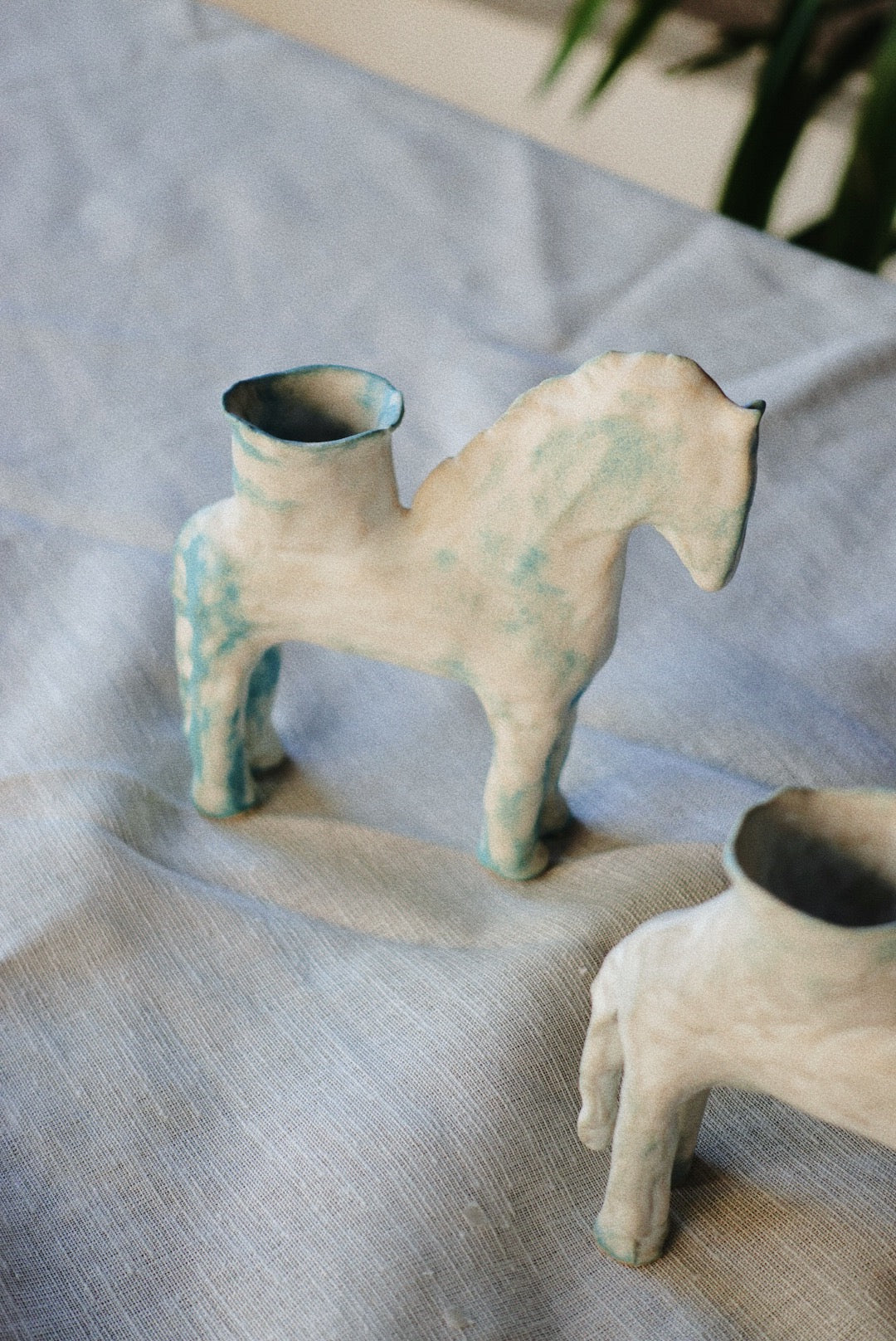 Little Horse Candle Holder — Turquoise