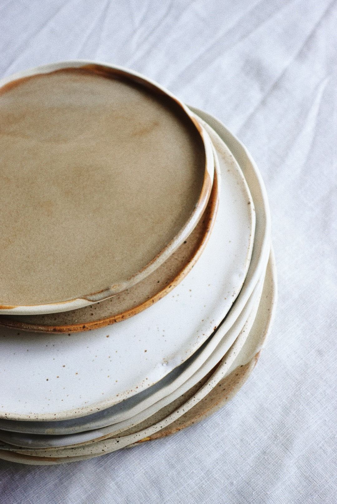 Brown Earth dessert plate