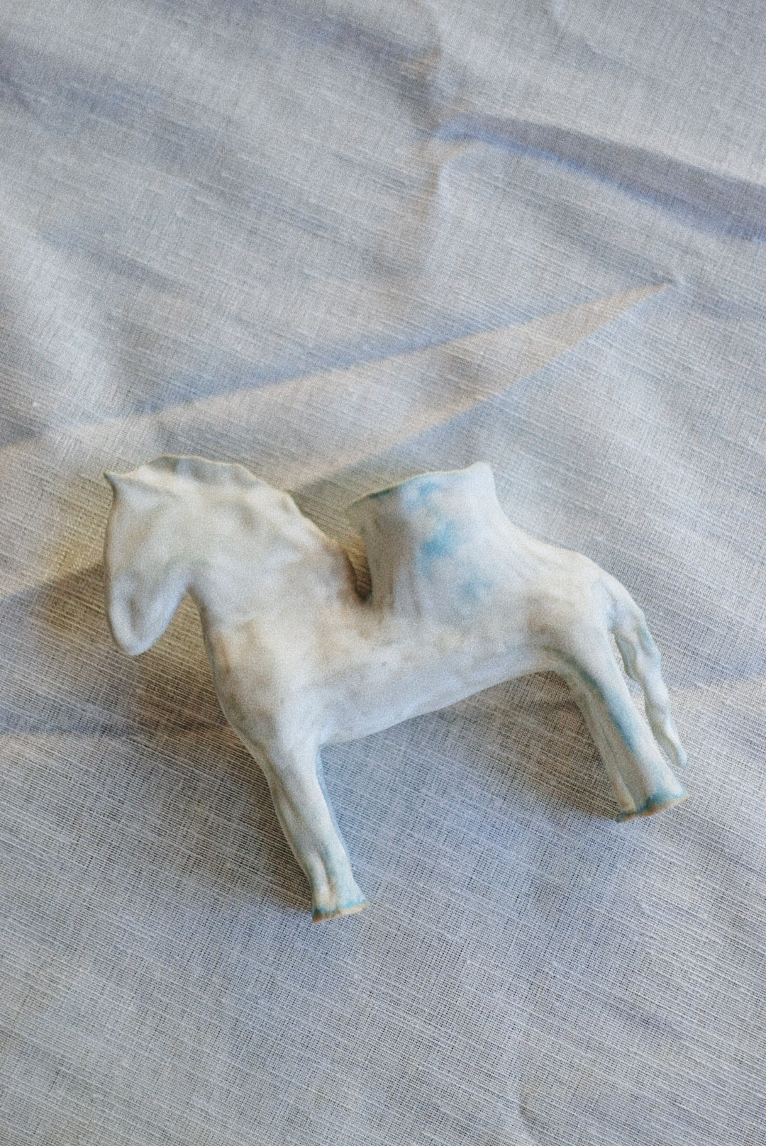 Little Horse Candle Holder — Milky