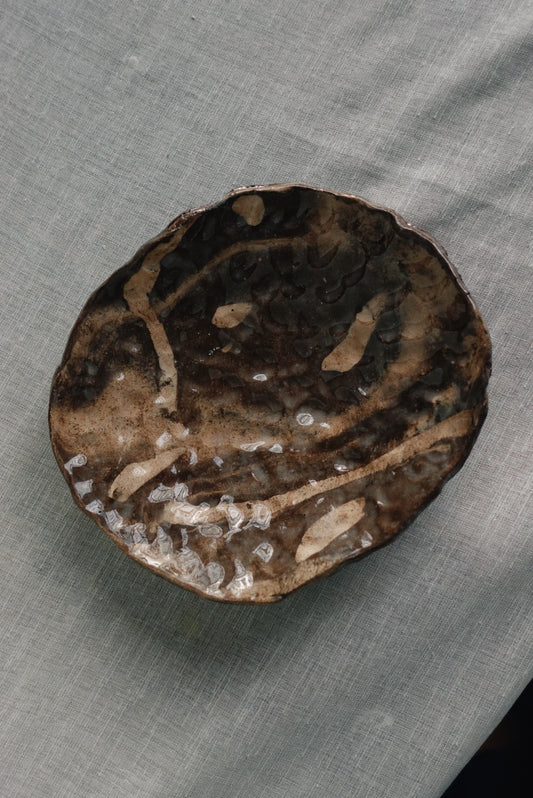 Brown Marble Plate