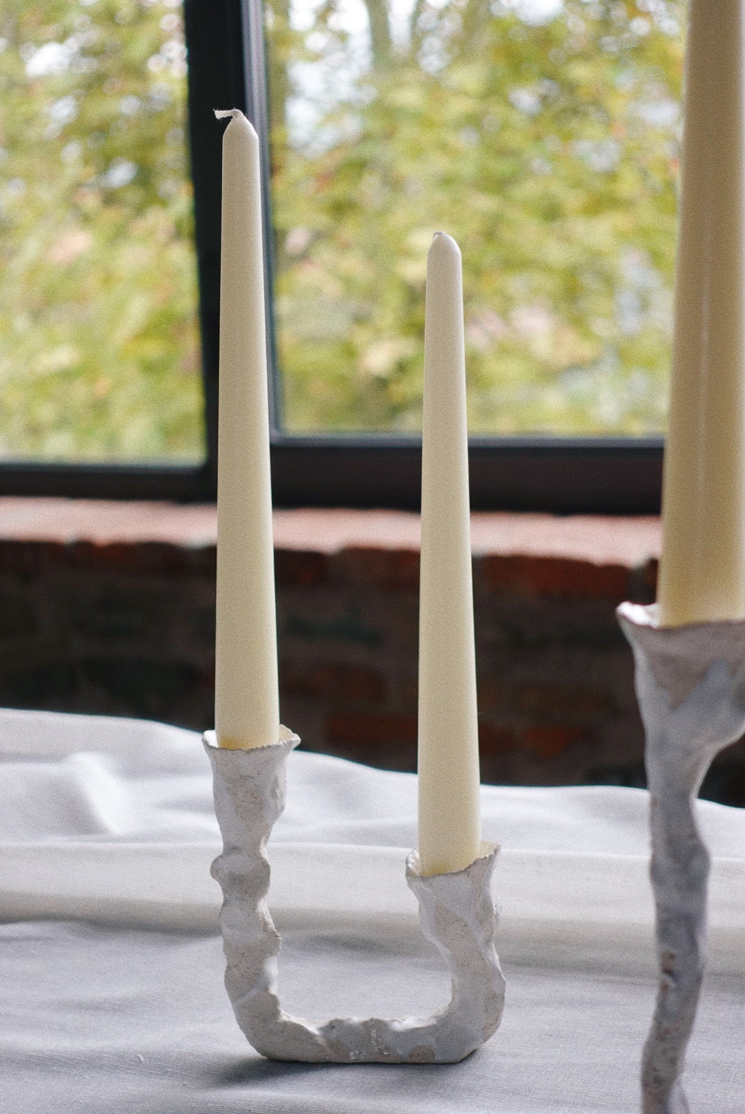 Flower candle holder