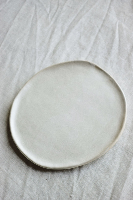 Seashell dinner plate