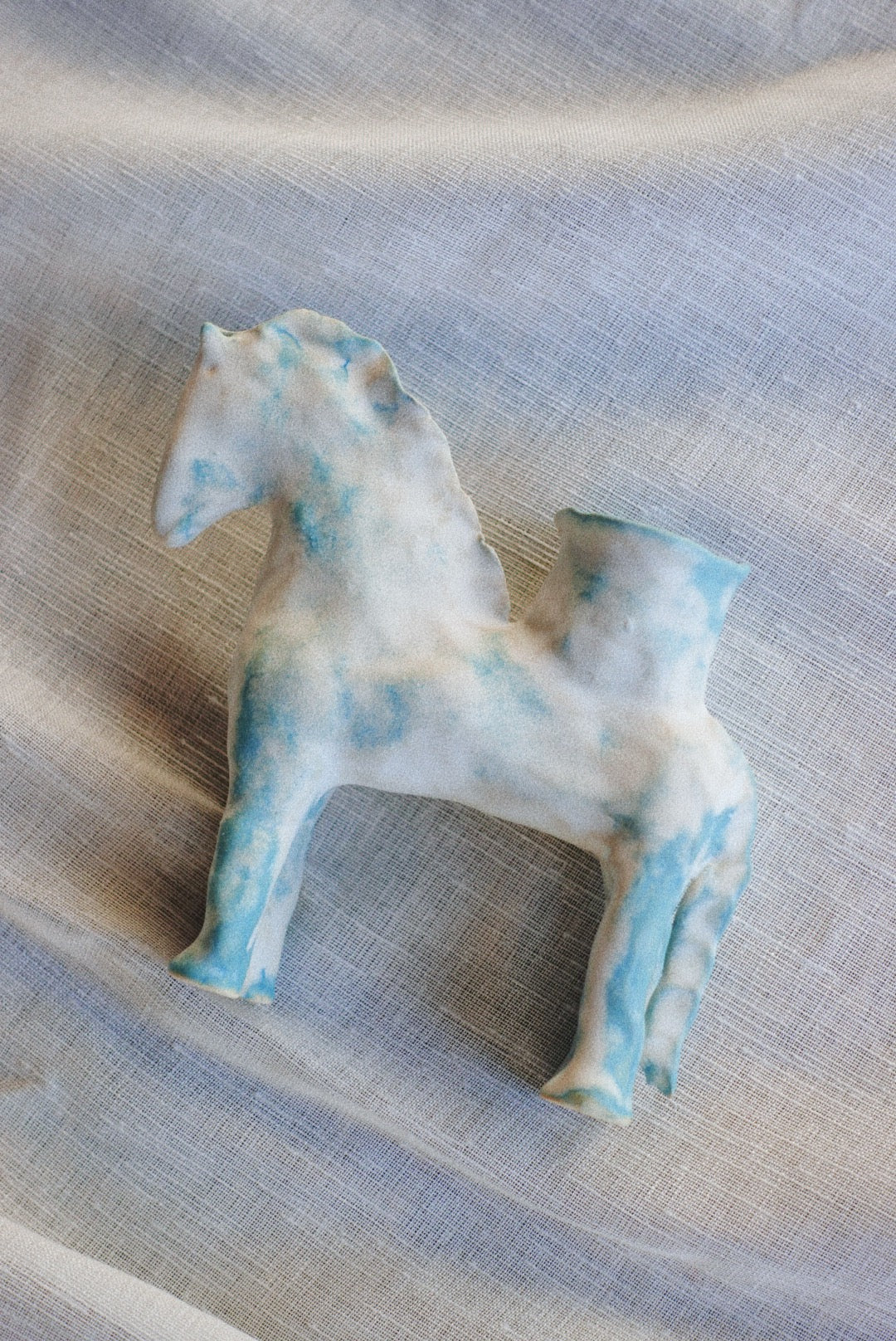 Little Horse Candle Holder — Turquoise