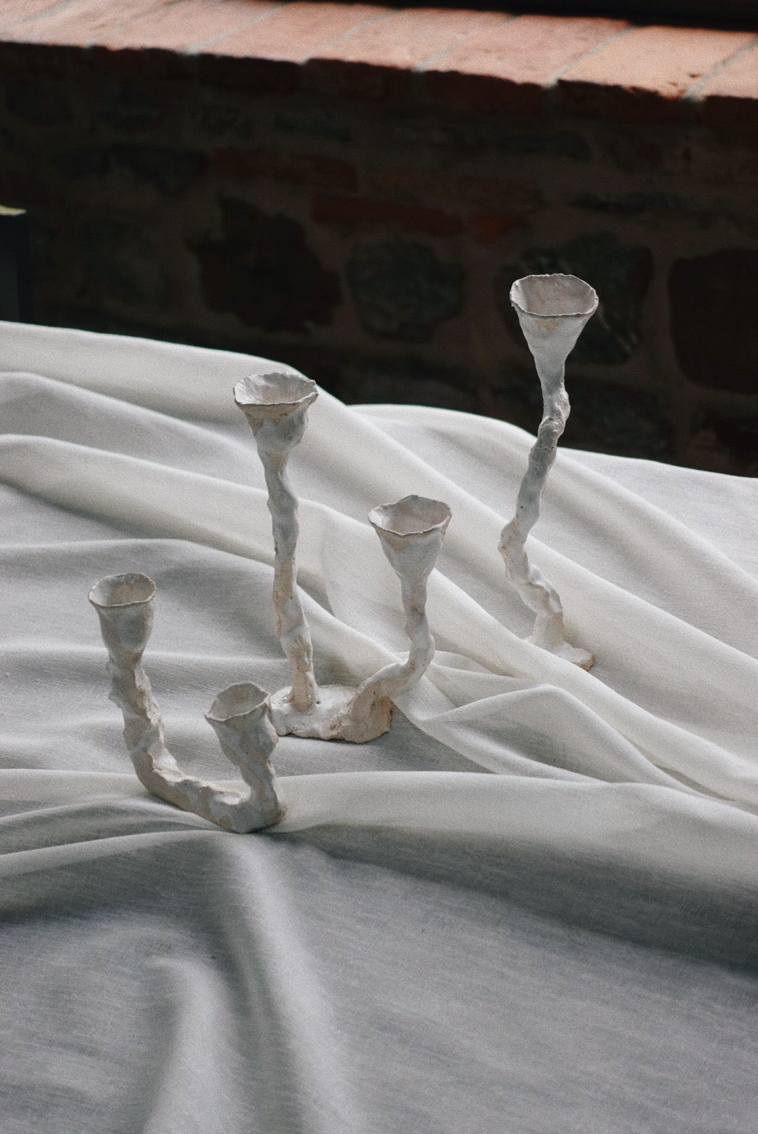 Flower candle holder