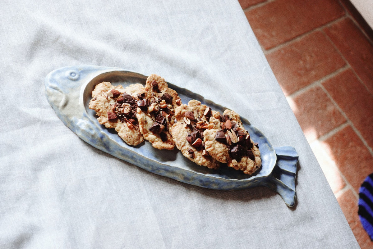 Azzurro — Sculptural Fish Platter.