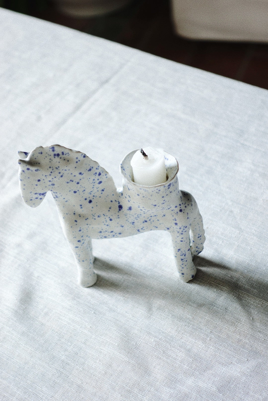 Blue Reverie — Sculptural Candleholder