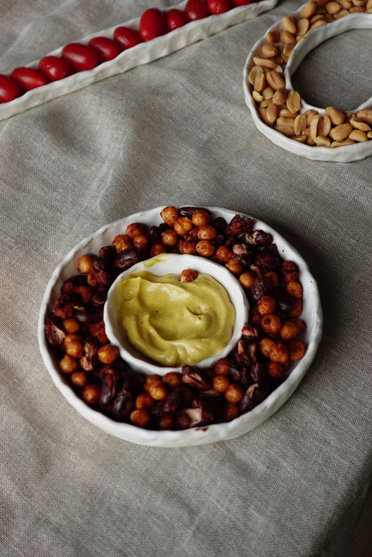 Aperitif circular tray