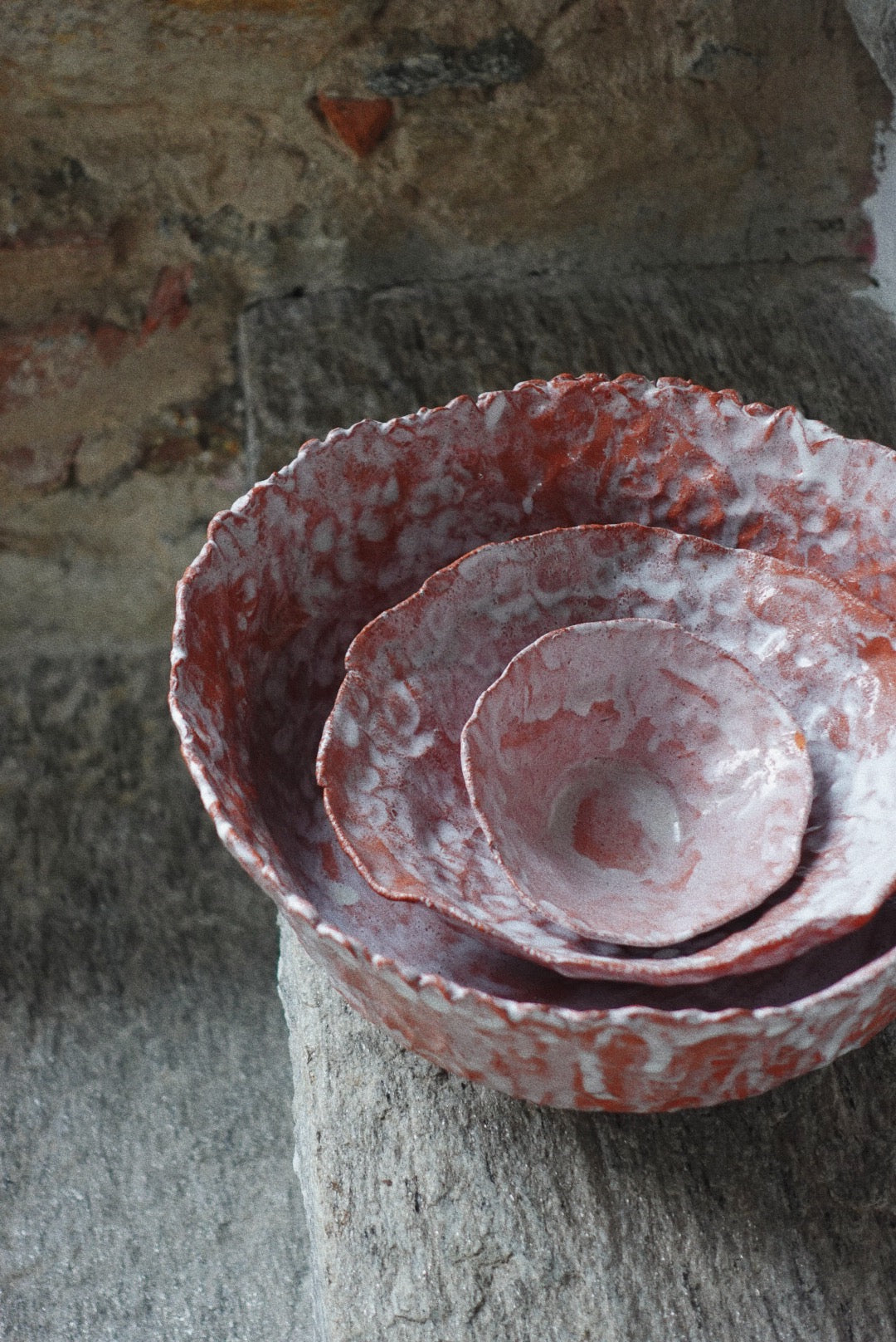 Terracotta pasta bowl