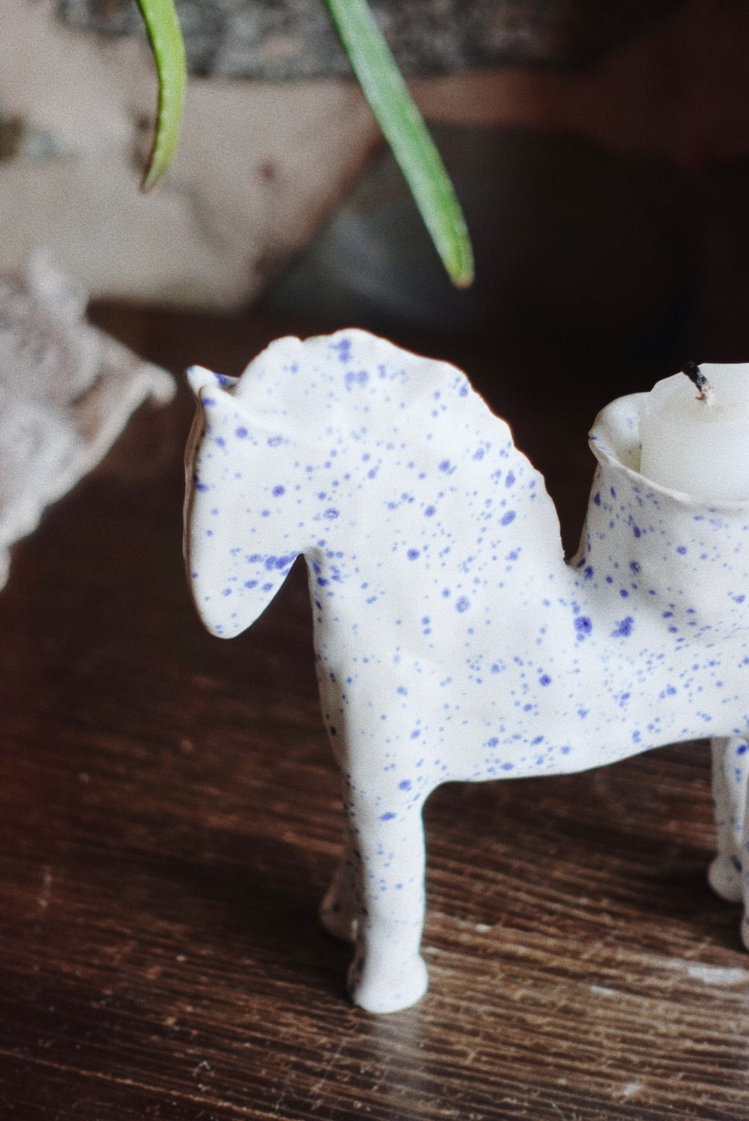 Blue Reverie — Sculptural Candleholder