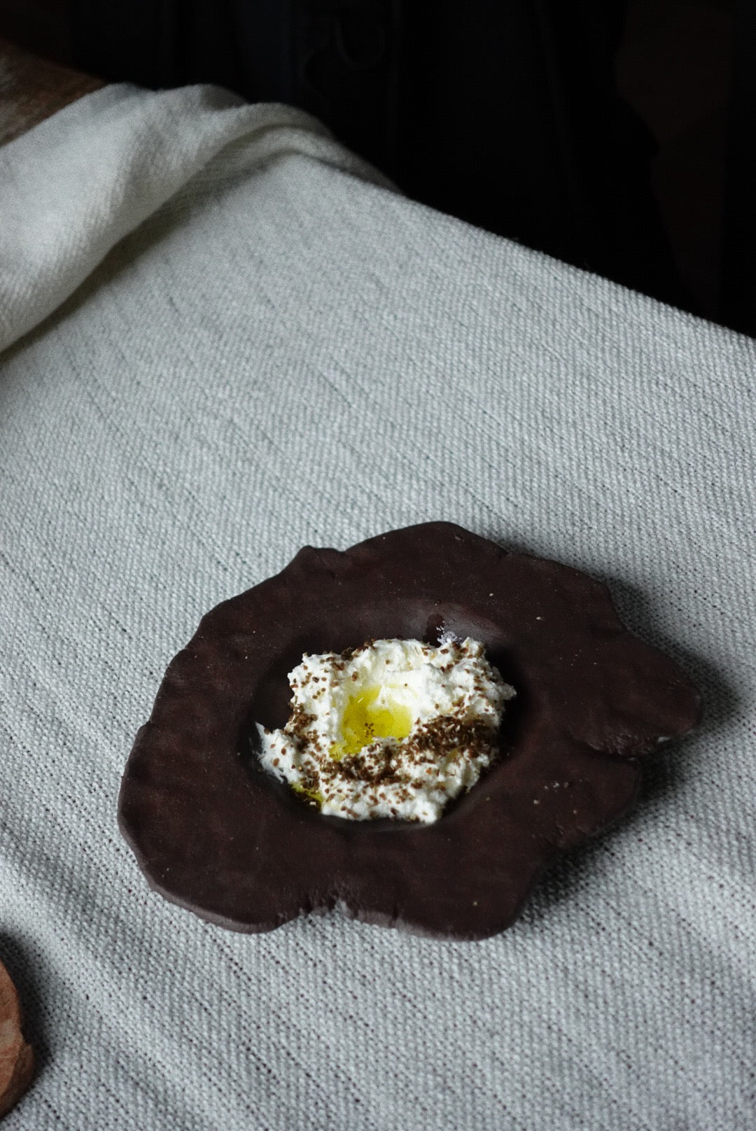 Chocolate wabi sabi tray