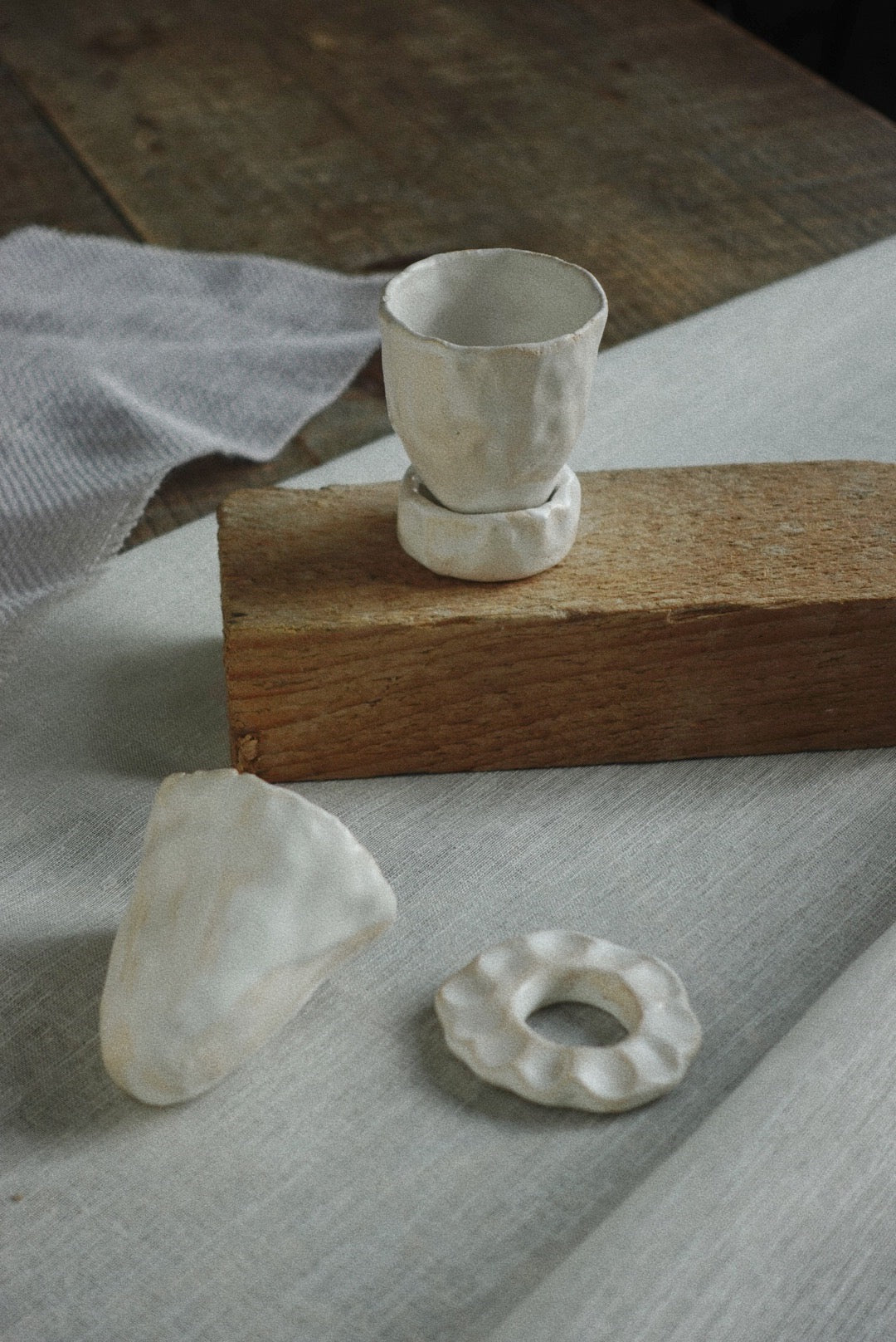 Set of two flower cups