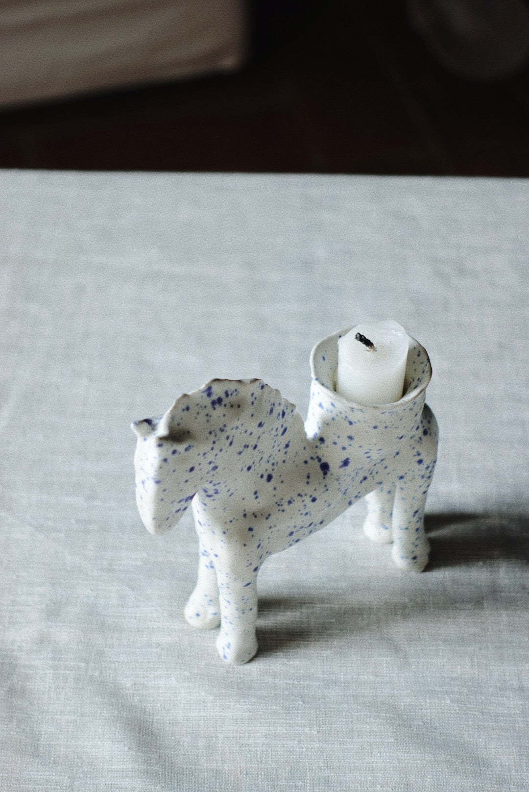 Blue Reverie — Sculptural Candleholder