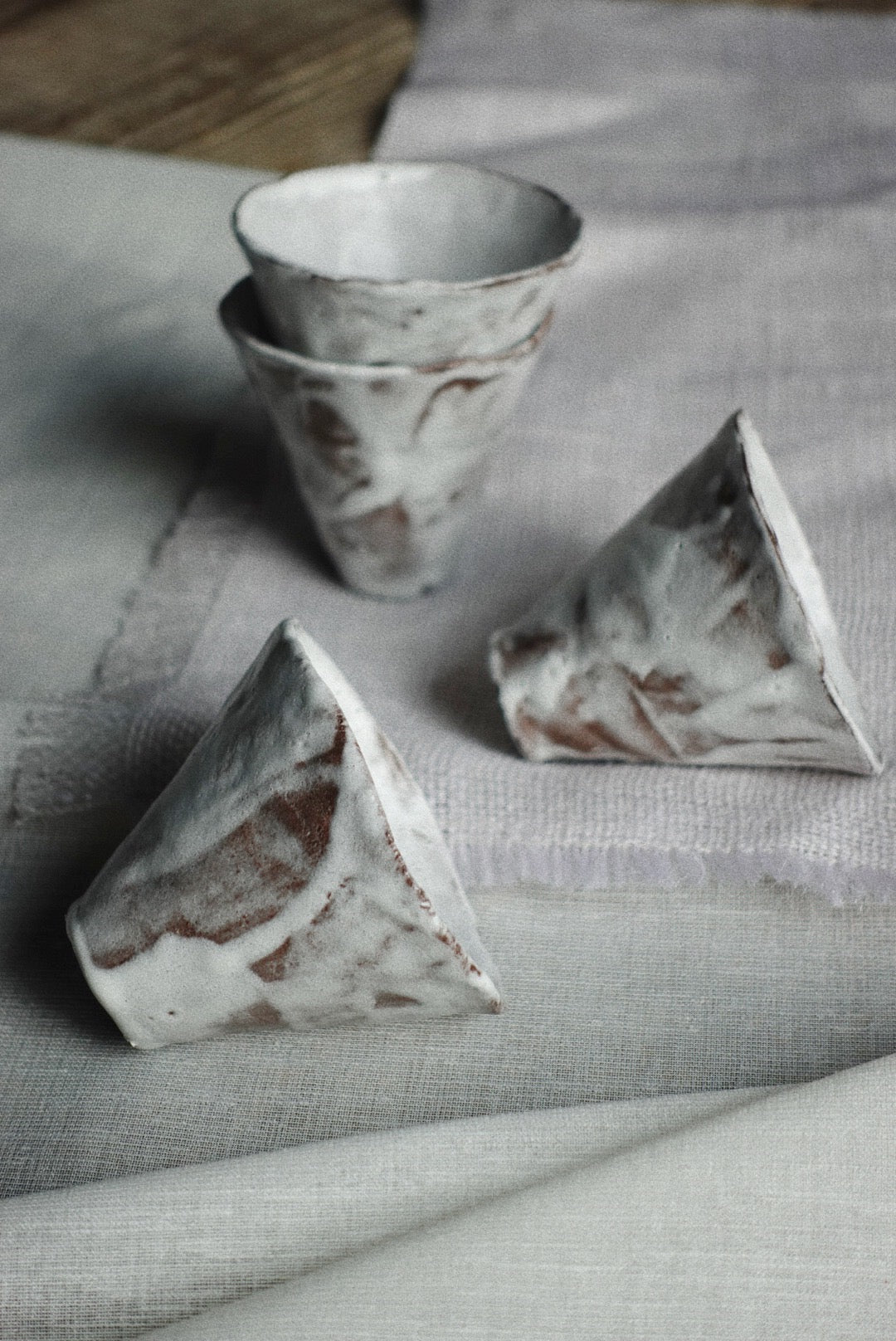 Set of 4 Chocolate cups