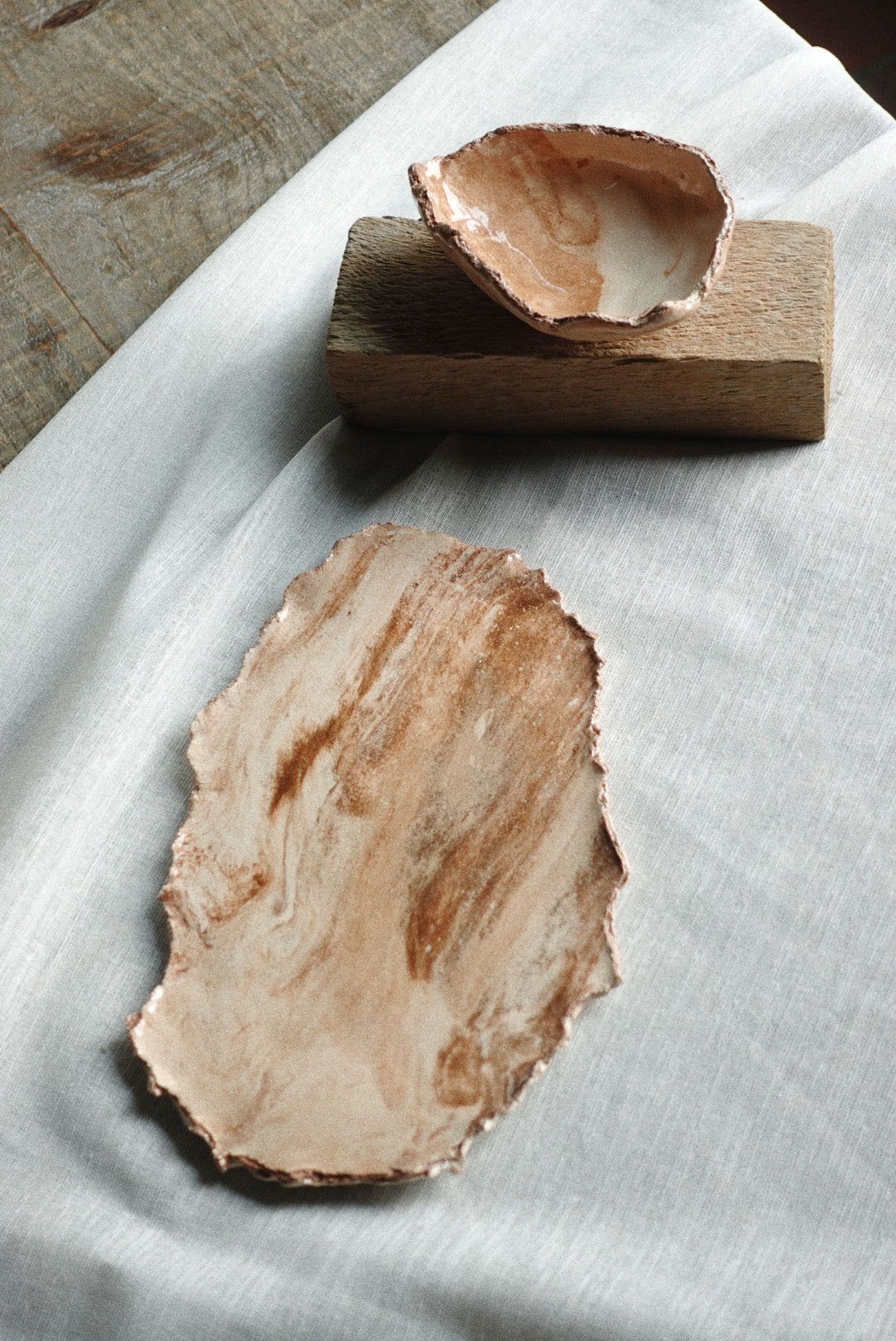 Materic set (tray and bowl)