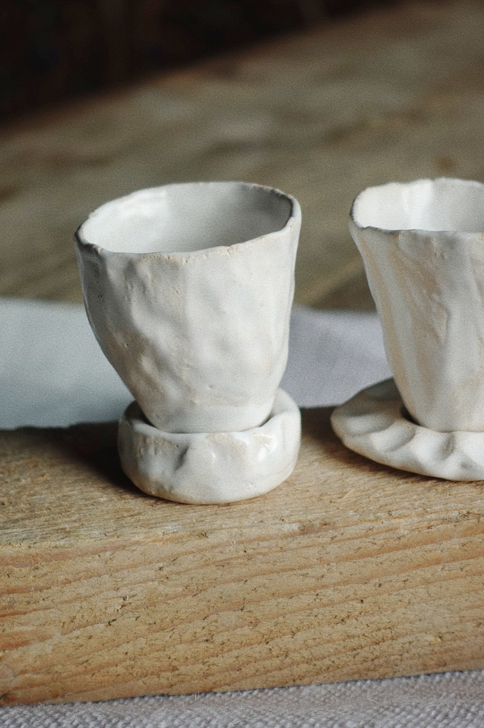 Set of two flower cups