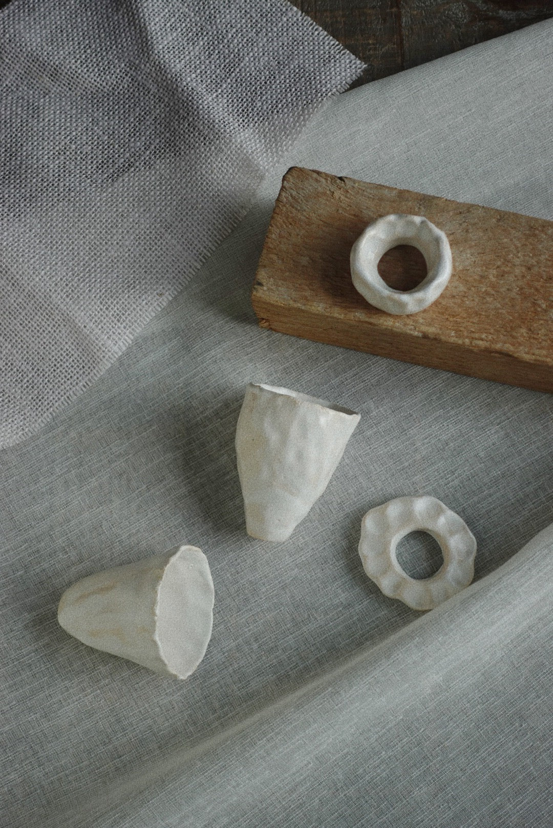 Set of two flower cups