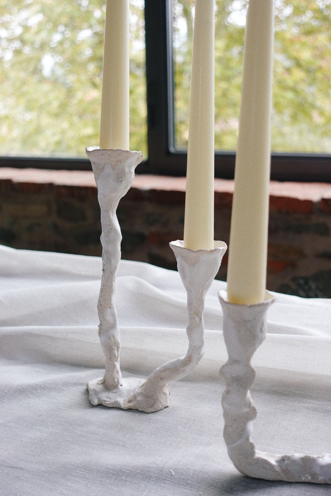 Flower candle holder