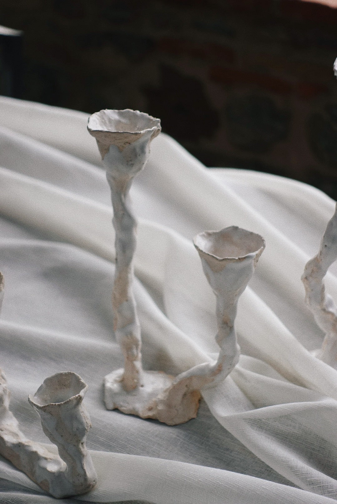 Flower candle holder