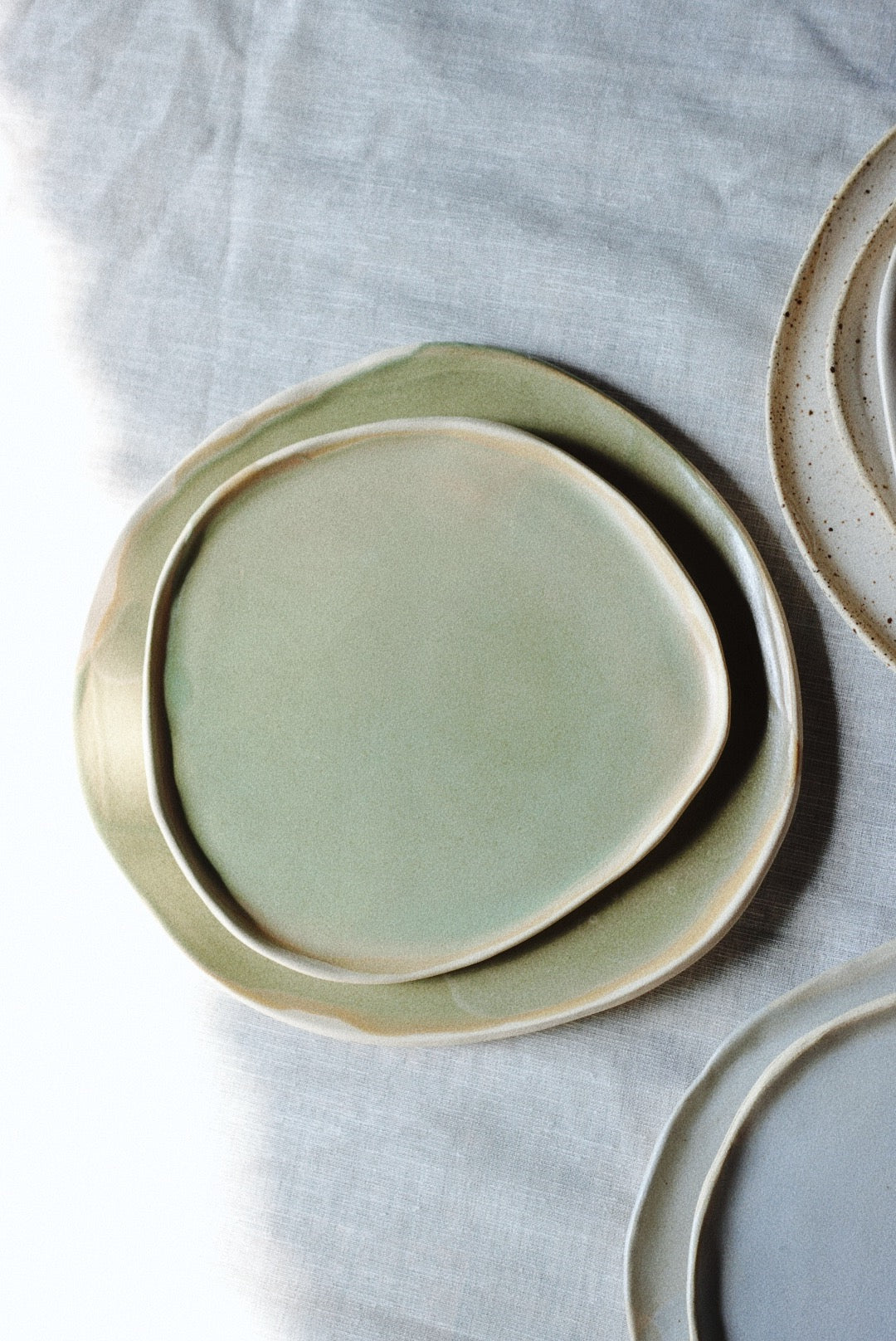 Lichen dessert plate