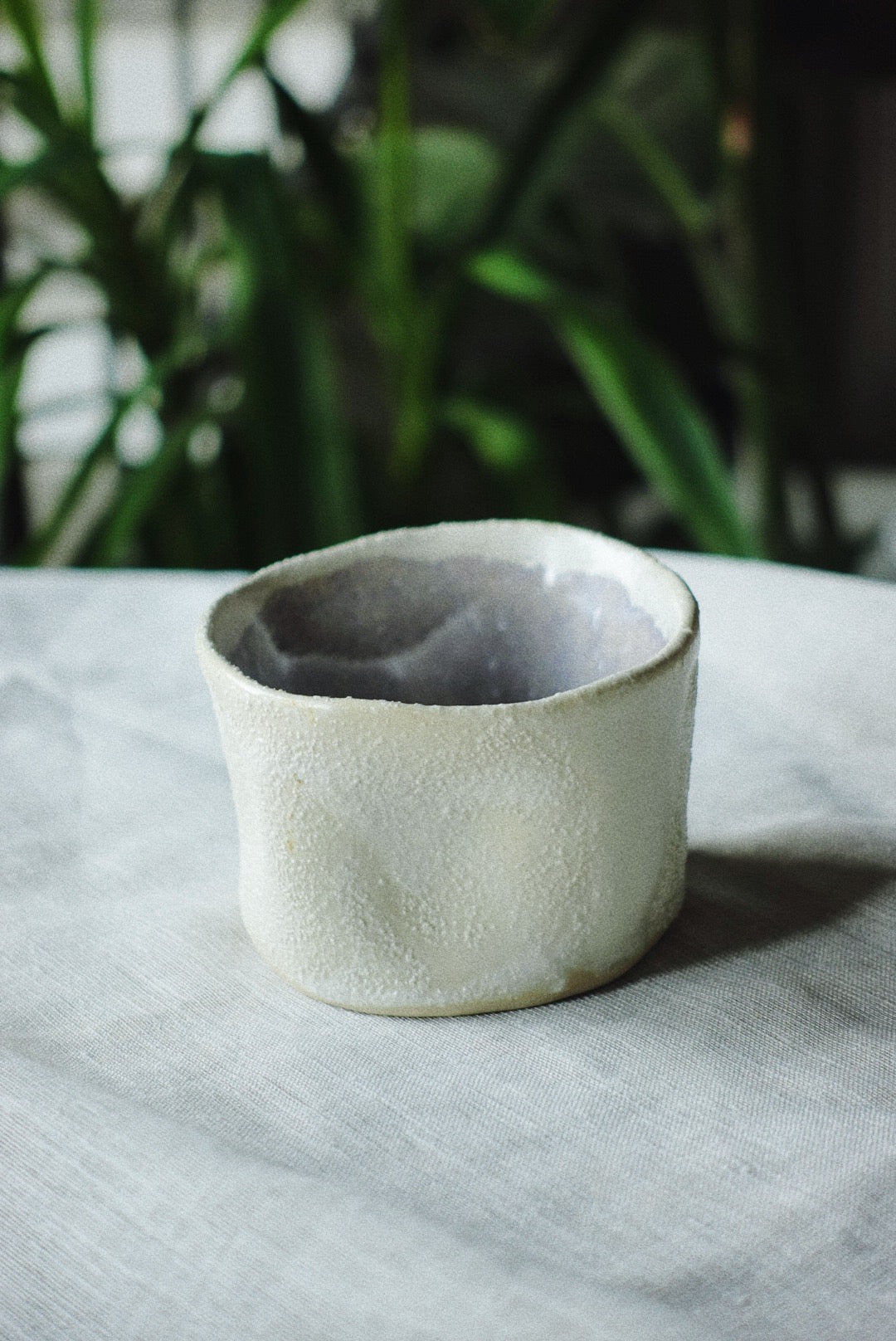 Lavender Mist stoneware cup