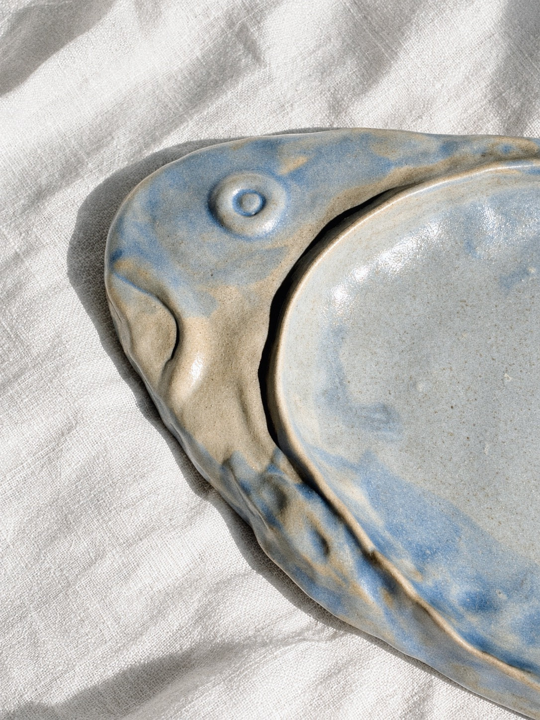 Azzurro — Sculptural Fish Platter.