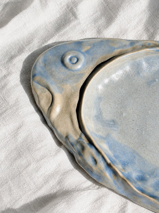 Azzurro — Sculptural Fish Platter.