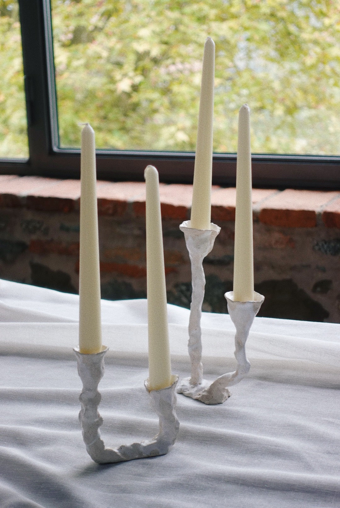 Flower candle holder